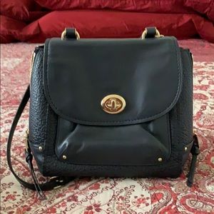 Coach convertible backpack bag & embossed wallet